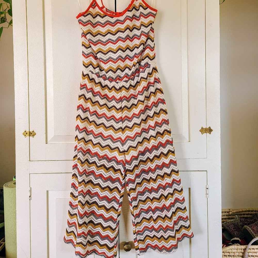 Kandy Kiss Vintage Crochet Jumpsuit